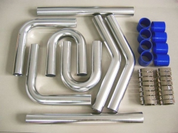 Univerzální set hadic a trubek pro intercooler -  50mm - modrý