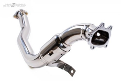 Downpipe se sportovním katalyzátorem Japspeed Subaru Impreza GC8 WRX/STi (92-00) 76-76mm 100CPI