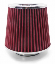Sportovní filtr univerzální 76mm červený