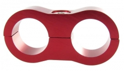 Separátor na vedení - průměr 2x 16,7mm - červený