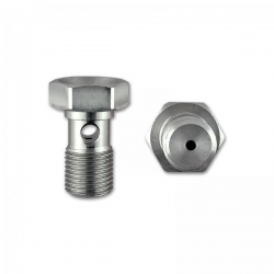 Olejový restriktor průtokový šroub na banjo 11mm turba s kluznými ložisky M11x1mm (7/16 x 24) - 2mm