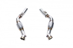 Downpipes se sportovními katalyzátory Innotech (IPE) na Maserati Ghibli S/S Q4 3.0 V6 (13-)