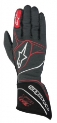 Závodní rukavice Alpinestars Tech 1ZX - antracit/červené
