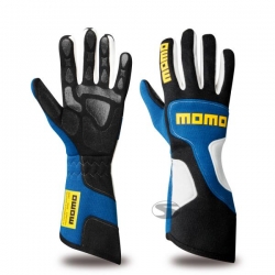Závodní rukavice Momo X-Treme Pro - modré/černé/bílé