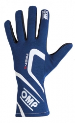 Závodní rukavice OMP First-S - modré