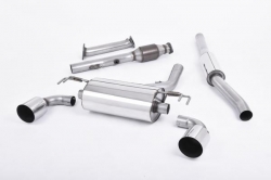 Turboback výfuk Milltek Mitsubishi Lancer Evo 10 X 2.0 Turbo (08-14) - koncovky Raptor 127mm - závodní verze s rezonátorem