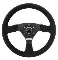 Volant Sparco R323 330mm - černý/černý - semiš