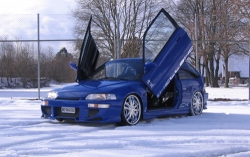 Vertikální otevírání dveří LSD Honda Civic / CRX typ EC8,9,ED6,7,9,EE8,9 (89-6/92)