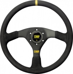 Volant OMP Velocitá 380 380mm - černý/černý - semiš
