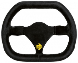 Volant Momo Modell 29 270mm - černý/černý - semiš