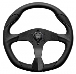 Volant Momo Quark 350mm - černý/černý - PU