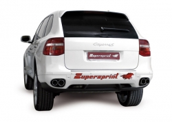 Koncovky výfuku Supersprint Porsche 957 Cayenne 3.6i V6 290PS (07-)
