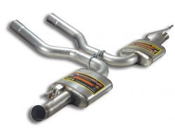 Zadní díl výfuku Supersprint Porsche 957 Cayenne Turbo S 4.8i V8 500-550PS (07-)