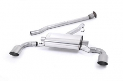 Secondary catback výfuk Milltek Toyota GT86 2.0 (12-) - verze bez rezonátoru - koncovky titanové