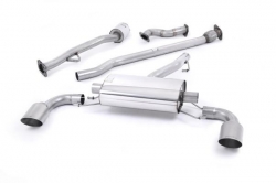 Primary catback výfuk Milltek Toyota GT86 2.0 (12-) - verze bez rezonátoru - koncovky titanové