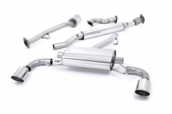 Primary catback výfuk Milltek Toyota GT86 2.0 (12-) - verze s rezonátorem - koncovky leštěné