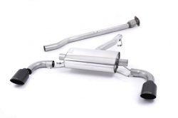 Secondary catback výfuk Milltek Subaru BRZ 2.0 (12-) - verze bez rezonátoru - koncovky černé