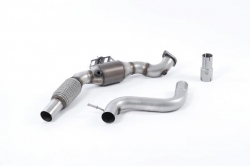 Downpipe se sportovním katalyzátorem Milltek Ford Mustang 2.3T EcoBoost Fastback (15-18) - OEM výfuk