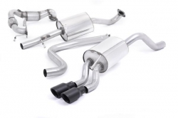 Turboback výfuk Milltek Ford Fiesta Mk6 1.0T EcoBoost 100-140PS (13-17) - verze s rezonátorem - koncovka černá