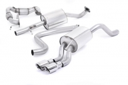 Turboback výfuk Milltek Ford Fiesta Mk6 1.0T EcoBoost 100-140PS (13-17) - verze s rezonátorem - koncovka leštěná
