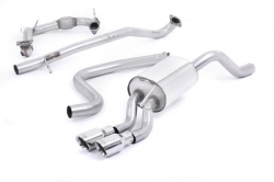 Turboback výfuk Milltek Ford Fiesta Mk6 1.0T EcoBoost 100-140PS (13-17) - závodní verze bez rezonátoru - koncovka leštěná