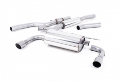 Catback výfuk Milltek BMW 4-Series F32 428i Coupe automat N20 (14-19) - verze s rezonátorem - koncovky dual titanové