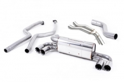 Primary catback výfuk Milltek BMW 1-Series E82 M Coupe (11-12) - verze bez rezonátoru - koncovky leštěné