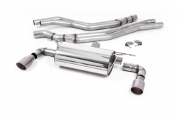 Catback výfuk Milltek BMW 1-Series F20 / F21 LCI M140i 3/5dv. (15-18) - street verze - koncovky titanové (homologace)