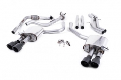 Catback výfuk Milltek Audi S5 B9 3.0 TFSI V6 Sportback bez sport. difer., s výzt./bez výzt. (17-) - verze bez rezonátoru - koncovky karbonové