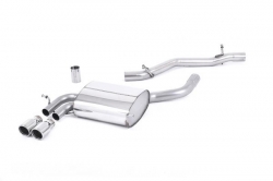 Catback výfuk Milltek Audi A3 8P 3.2 V6 Quattro 3/5dv. Sportback (03-12) - verze bez rezonátoru