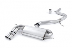 Catback výfuk Milltek Audi A3 8P 2.0 TFSi 2WD 3-dv. (03-12) - verze bez rezonátoru Road