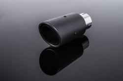 Pár karbonových koncovek Milltek Sport - průměr 80mm - montáž 51mm
