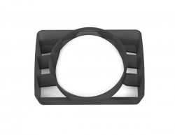 Držák budíku do ventilace VW Golf 5 (03-09) - 1x budík 52mm