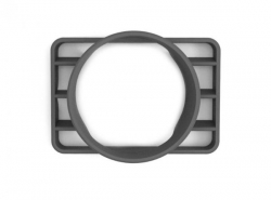 Držák budíku do ventilace Peugeot 106 (91-03) - 1x budík 52mm
