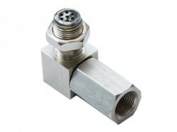 Adaptér pro odstínění lambda sondy ESE Tuning - úhel 90° - závit M18x1.5 (mini kat)