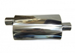 Koncový tlumič výfuku ProRacing MP12 - nerez - 63,5mm - střed/offset