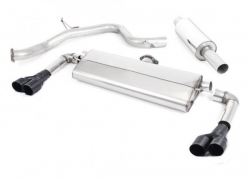 Catback výfuk Milltek Seat Leon 5F Cupra 300 2.0 TSI (18-) - verze Road+ - koncovky černé GT80
