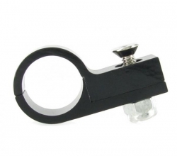 Celohliníková svorka P Clip / držák hadice - 4,8mm - černá