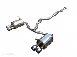 Catback výfuk Invidia typ Q300 pro Subaru Impreza GK/GT WRX/STi (16-) - homologace (titan look koncovky)