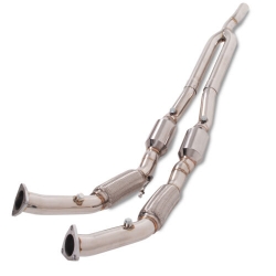 Downpipes se sportovními katalyzátory Jap Parts VW Golf 5 3.2 R32 (04-09)