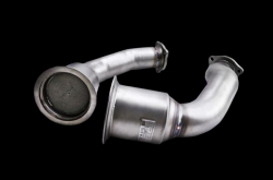 Downpipes se sportovními katalyzátory Innotech (IPE) na Audi RS4 B9 2.9 V6 TFSi (18-)