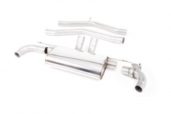 Particulate filter back výfuk Milltek Toyota Supra A90 Coupe 3.0T filtr OPF/GPF (19-) - s klapkami race - koncovky karbonové