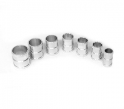 Hliníková přechodka / spojka ProRacing na hadice 22mm - délka 40mm