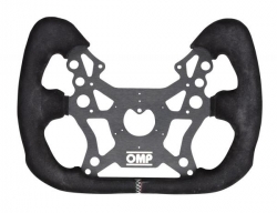Volant OMP 310 ALU GT 315mm - černý/černý - semiš 