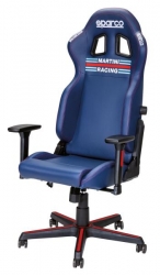 Kancelářská židle Sparco Martini Racing  - modrá