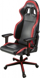 Kancelářská židle Sparco Icon - černá/červená