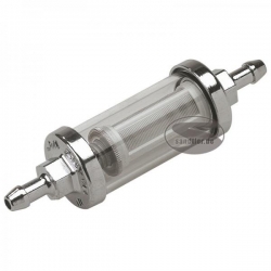 Chromový benzinový filtr Sandtler 9,5mm