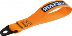 Přední odtahové oko textilní Sparco - oranžová