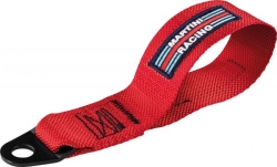 Přední odtahové oko textilní Sparco - červená Martini Racing