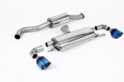 Particulate filter back výfuk Milltek Toyota Yaris GR 1.6T filtr OPF/GPF (20-) - verze s rezonátorem - koncovky titanové modré (homologace)